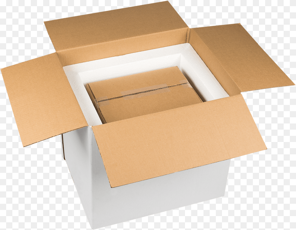 Insulatedshippingbox Phase Change Material Packaging, Box, Cardboard, Carton, Package Free Png Download