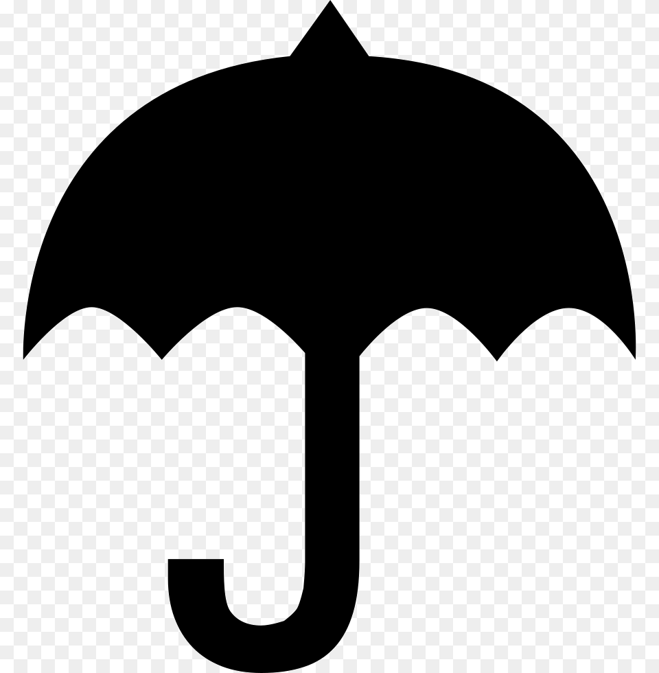 Insurance Icon Black Umbrella Clip Art, Canopy, Logo, Symbol, Animal Free Png