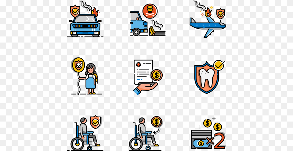 Insurance Line Icon Pack, Person, Face, Head Png