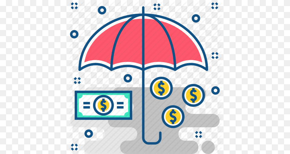 Insurance Mutual Funds Protection Retirement Plan Security Icon, Canopy, Umbrella, Road Sign, Sign Free Transparent Png