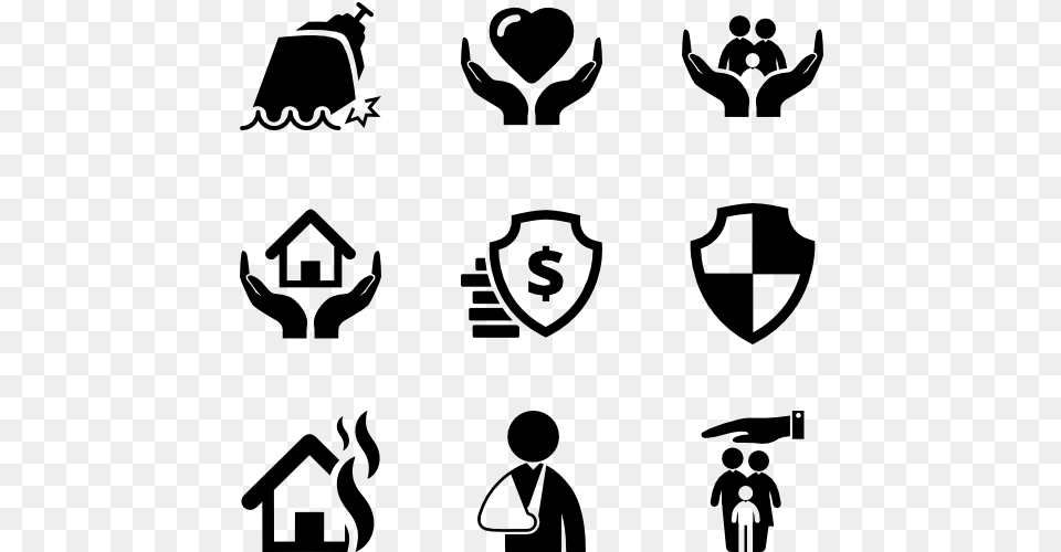 Insurance Vector Rescue Icon, Gray Free Png Download