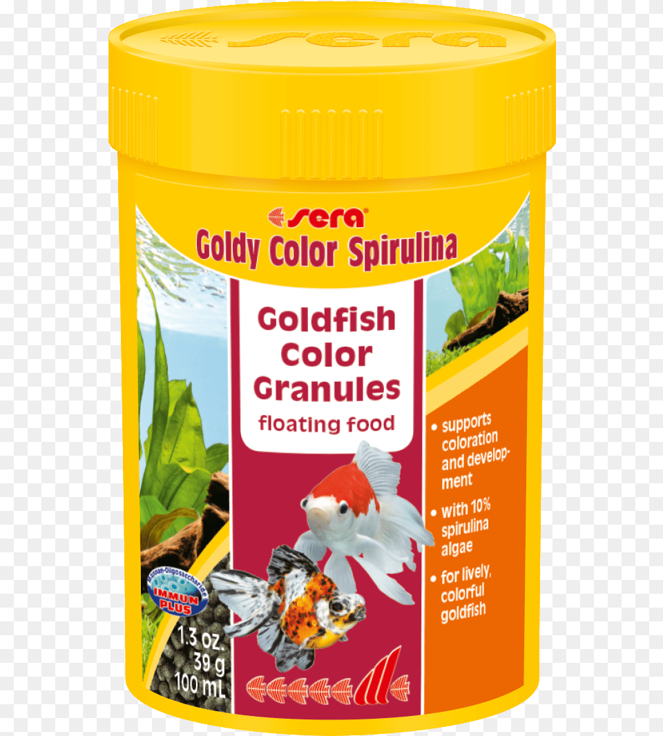 Int Sera Goldy Color Spirulina 100 Ml Pond Fish Food Sera Goldy Color Spirulina, Animal, Sea Life Free Transparent Png