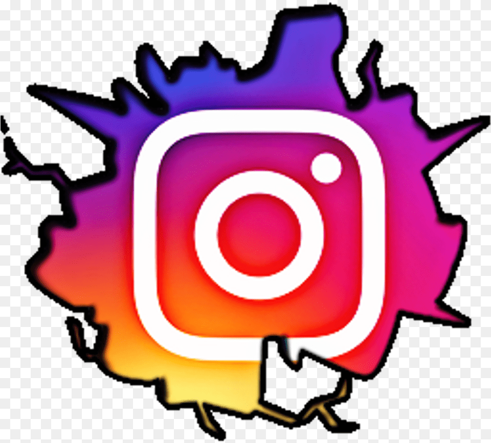 Intagram Sticker Instagram Symbol Black And White Instagram Social Media Facebook, Art, Graphics, Light, Baby Png