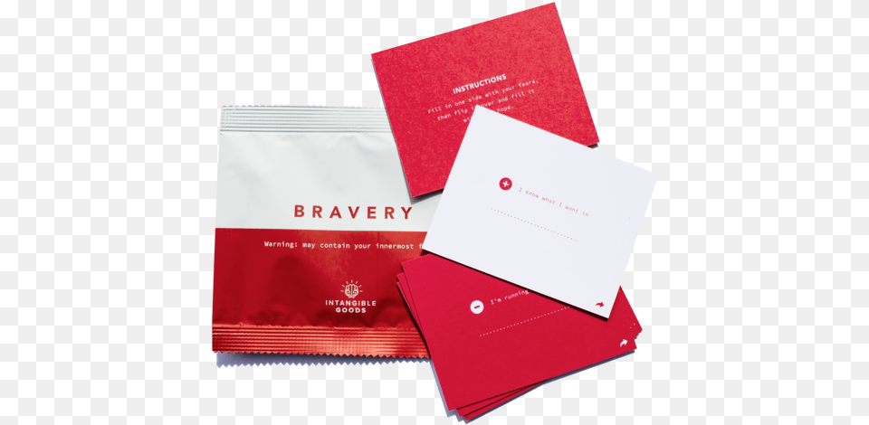 Intangiblegoods Product Bravery Coin Purse, Paper, Business Card, Text Png