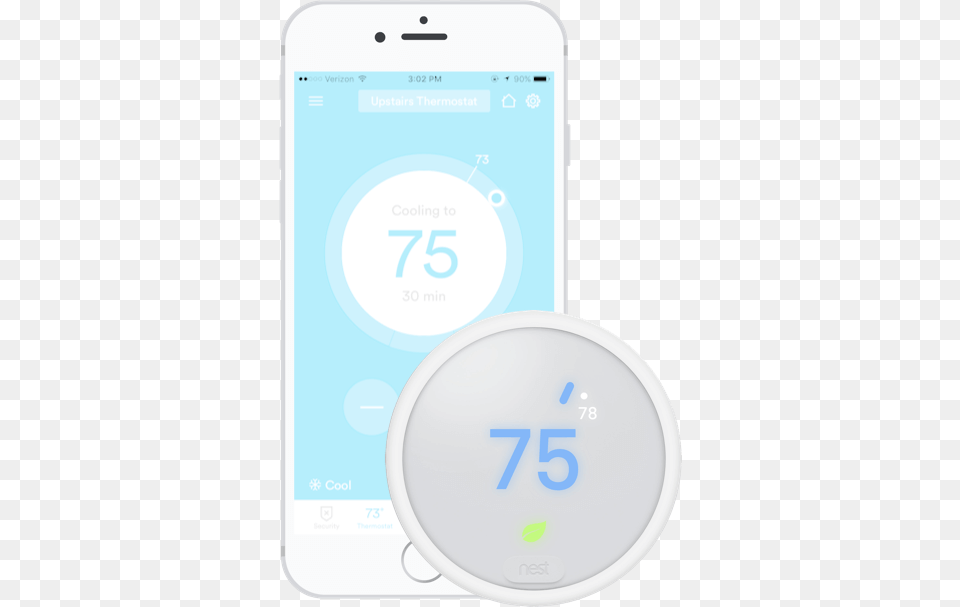 Integrate A Nest Thermostat Into Your Vivint System Nest Thermostat E White, Electronics, Mobile Phone, Phone, Plate Free Png Download