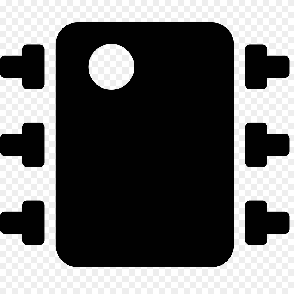 Integrated Circuit Icon, Gray Free Transparent Png