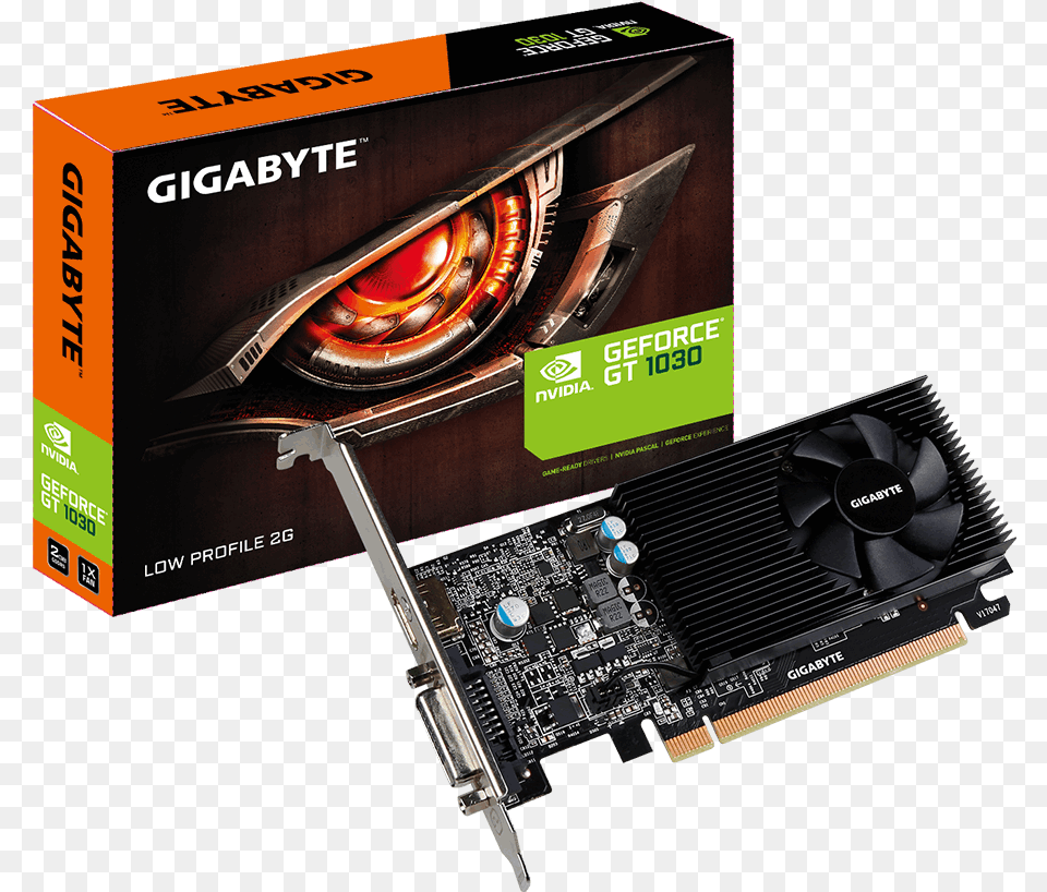 Integrated With 2gb Gddr5 64bit Memory Gigabyte N1030d5 2gl Gt1030 2g Video Card, Computer Hardware, Electronics, Hardware, Computer Png