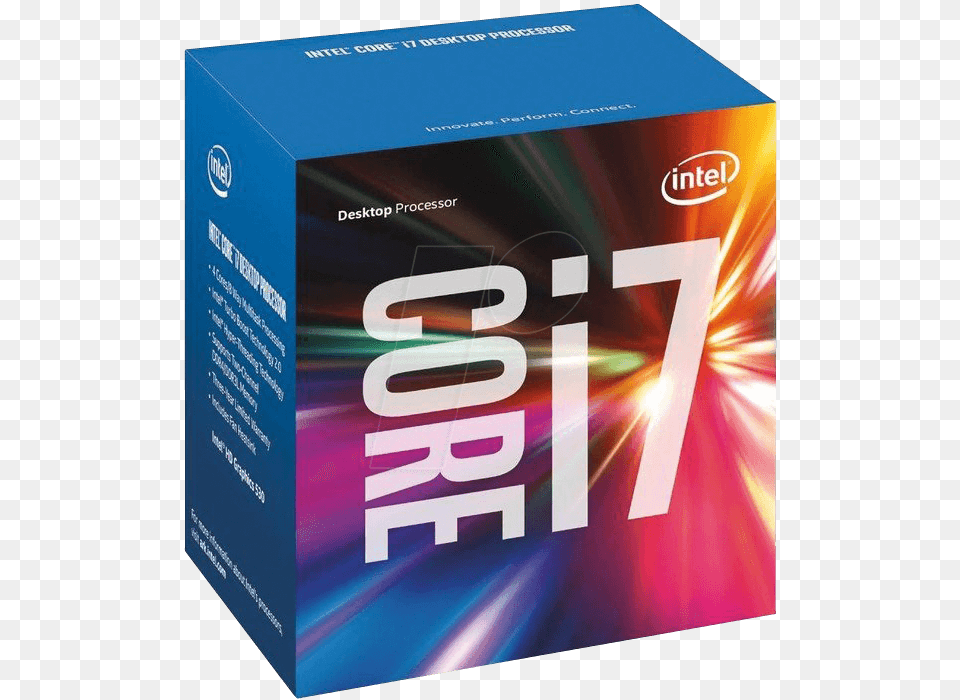 Intel Core I7 6700 4x 34 Ghz Boxed 1151 Intel Processador Intel Core I7, Disk, Dvd, Box, Mailbox Png Image