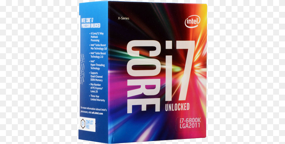 Intel Core I7 6800k 3 Central Processing Unit, Disk, Dvd Free Png Download