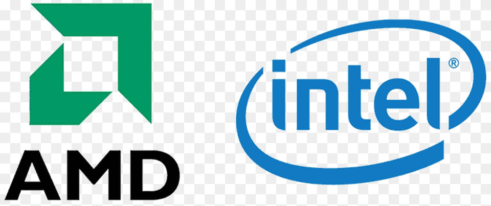 Intel Image Background Intel And Amd, Logo, Bulldozer, Machine Free Png Download