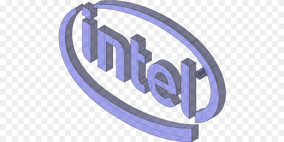 Intel Logo Language, Oval Free Png Download