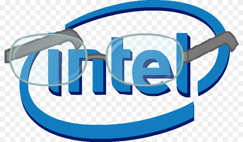 Intel Logo New Body, Accessories, Glasses, Goggles Free Png