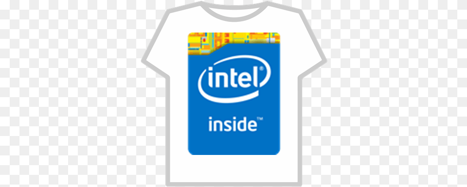 Intel Logopng4 Roblox Intel Core I7, Clothing, T-shirt, Shirt Free Png Download