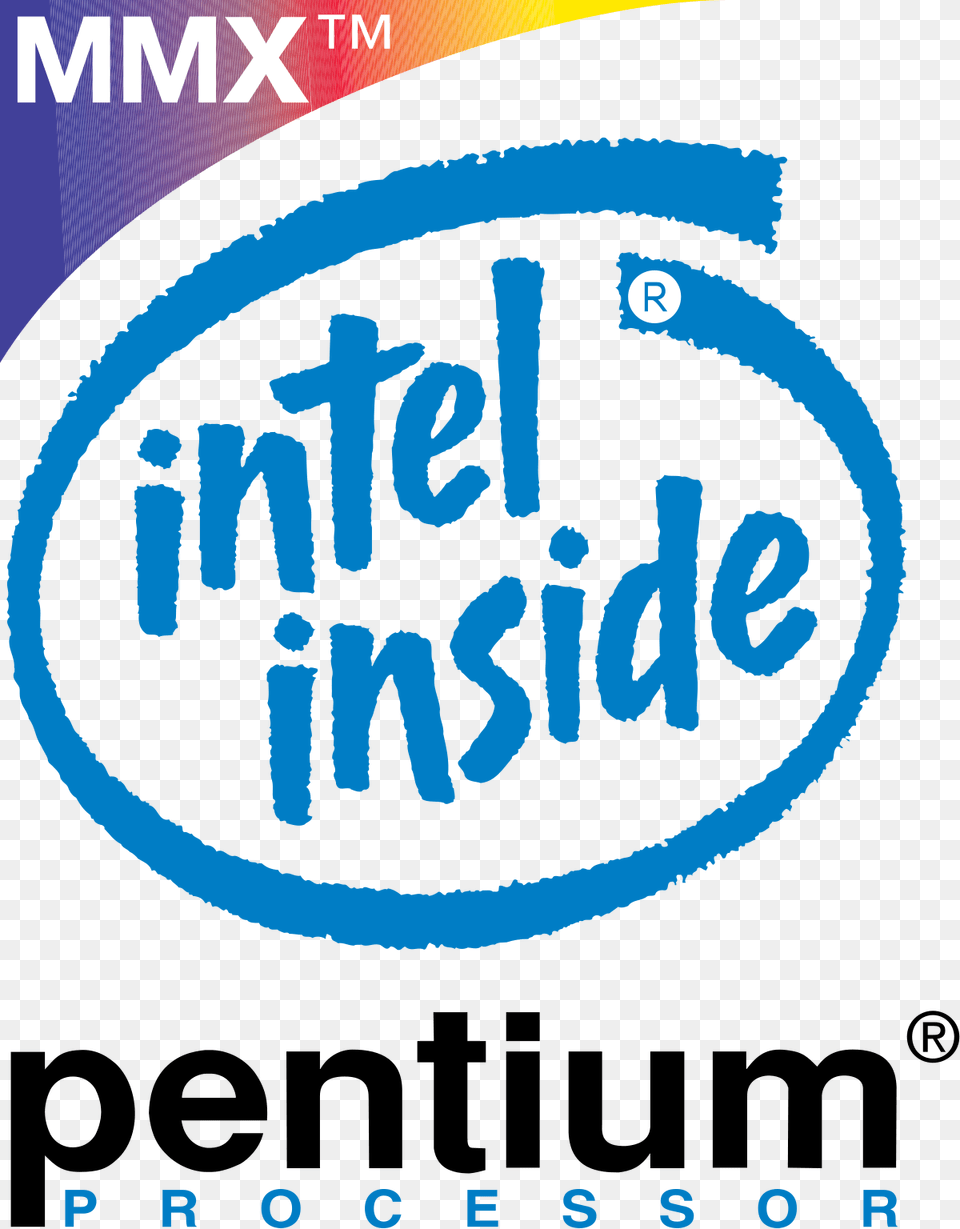 Intel Pentium Processor Logo, Book, Publication, Advertisement, Poster Free Png Download