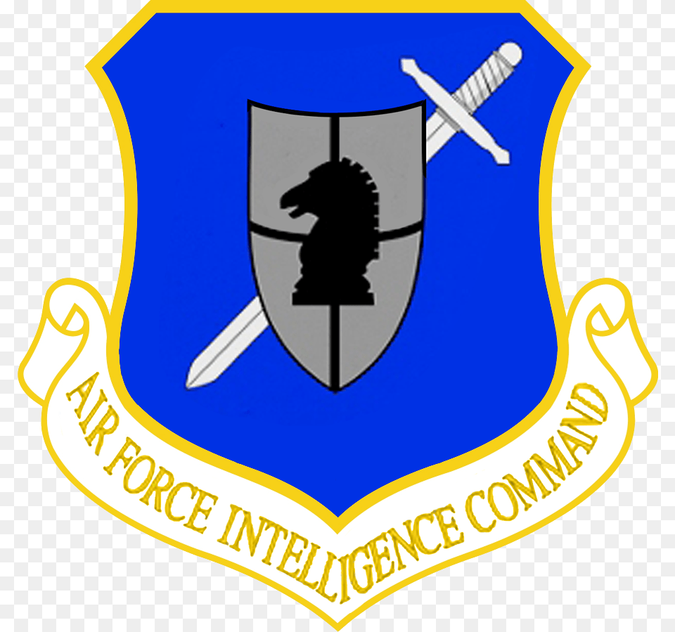 Intelligence Command Air Force Coat Of Arms, Armor, Shield, Logo, Symbol Free Transparent Png