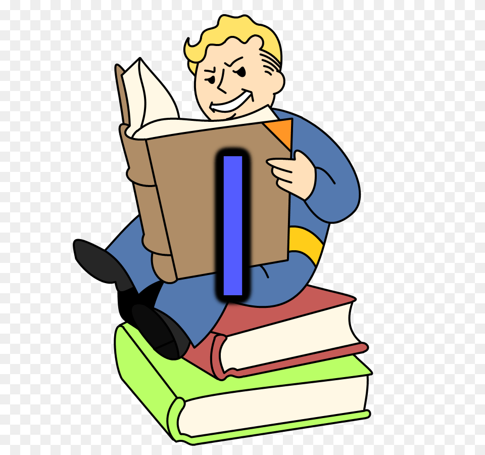 Intelligent Clipart Prior Knowledge, Person, Reading, Book, Publication Png