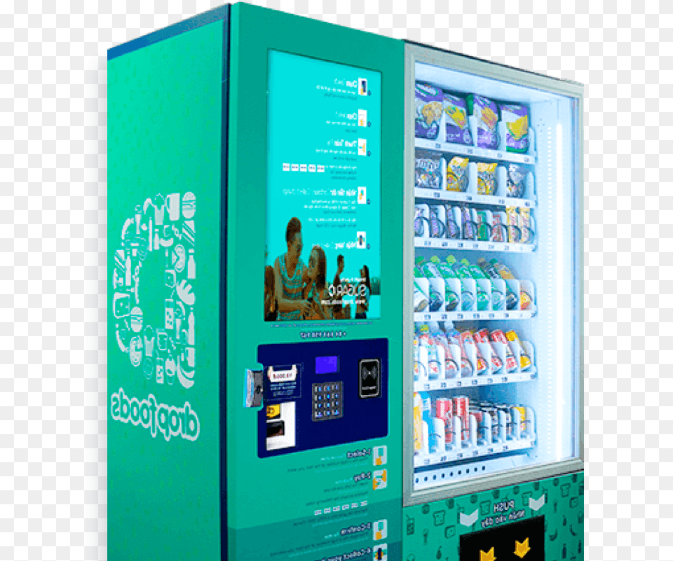 Intelligent Vending Machine Vending Machine, Person, Adult, Female, Woman Free Png Download