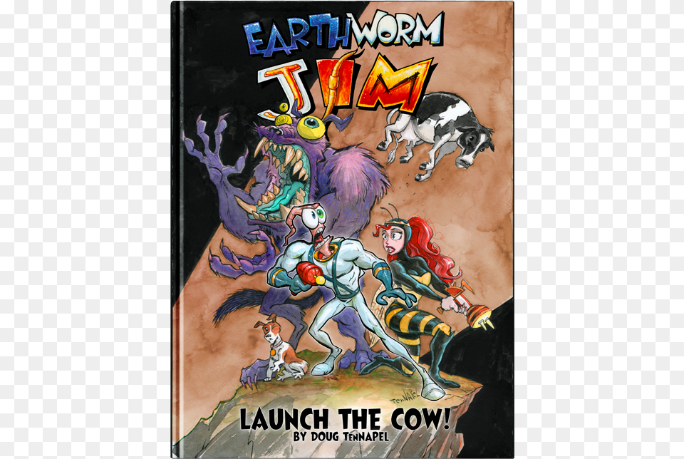Intellivision Amico Earthworm Jim, Book, Comics, Publication Png
