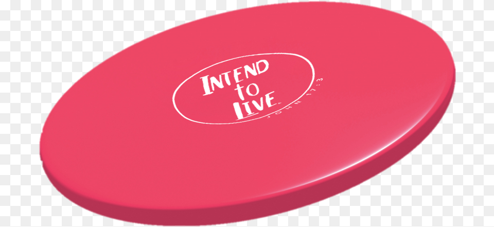 Intend To Live Frisbee, Toy Png Image