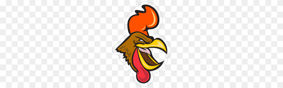Intense Gamecock Mascot Sticker, Dynamite, Weapon Free Png Download
