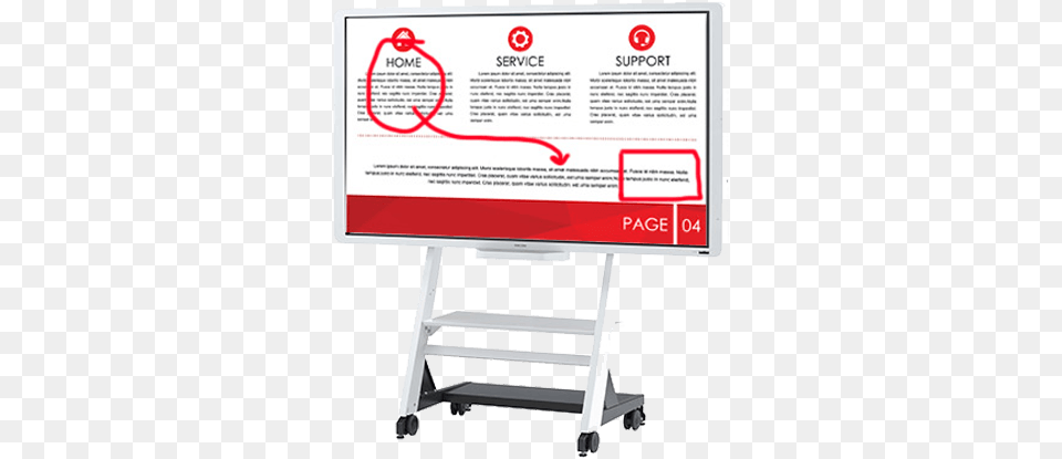 Interactive Flat Panel Whiteboard, Advertisement, White Board Free Png