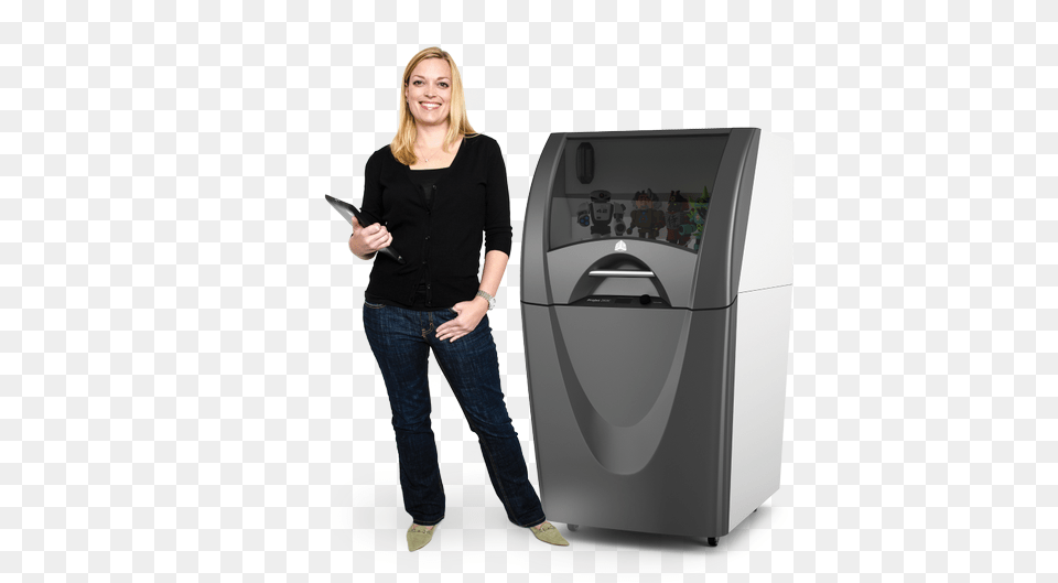 Interactive Kiosk, Adult, Person, Woman, Female Free Png Download
