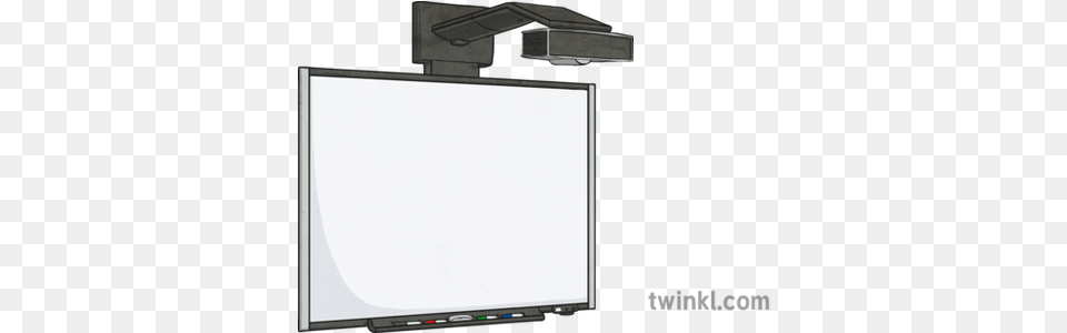 Interactive Whiteboard Illustration Whiteboard, White Board, Electronics, Screen Free Transparent Png