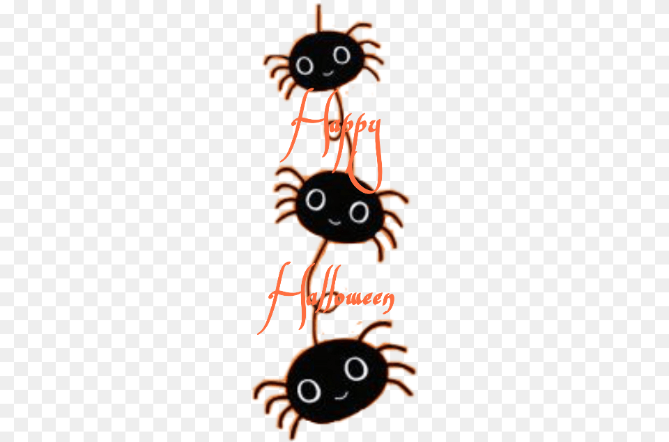 Interesting Art Sticker Spider Halloween Schalloweentexts Cartoon Free Png