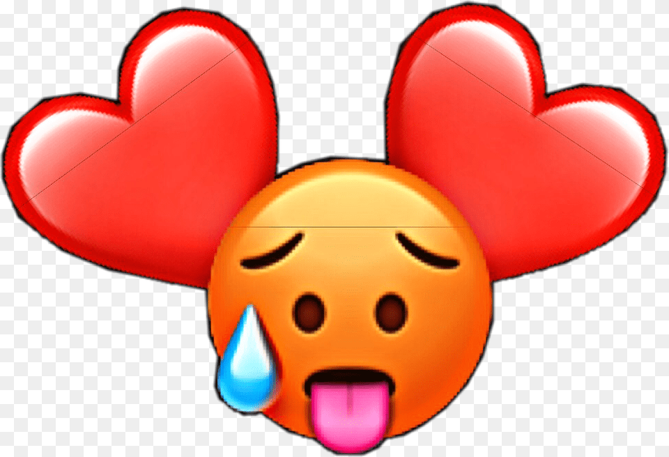 Interesting Emoji Emojis Love Tears Tear Teardrop Heart, Balloon, Face, Head, Person Free Png