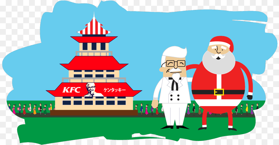Interesting Facts About Kfc Ohfact Christmas In Japan Clipart, Baby, Person, Face, Head Free Transparent Png