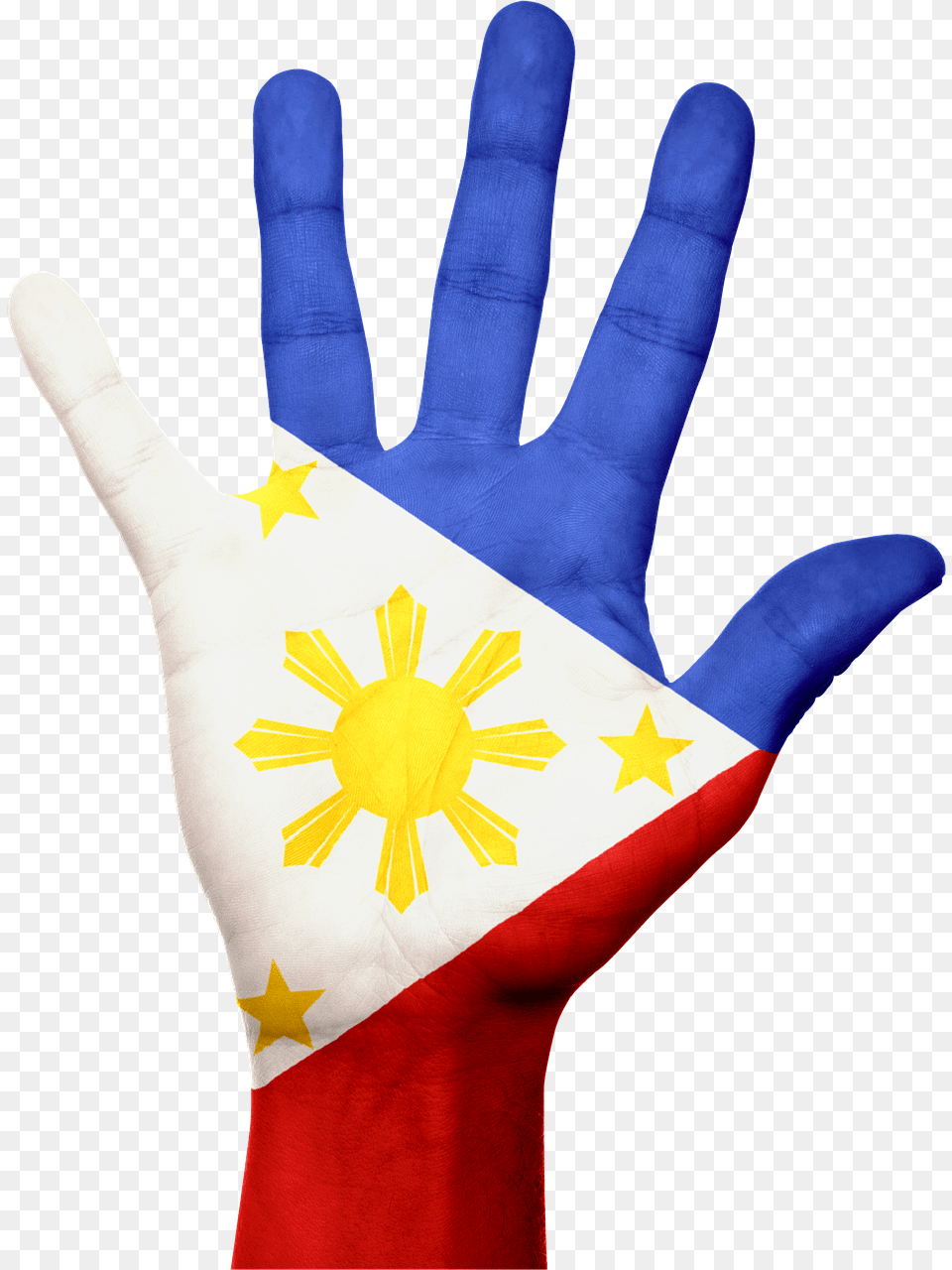 Interesting Facts About The Philippines Flag Pakistan Flag On Hand, Clothing, Glove Png Image