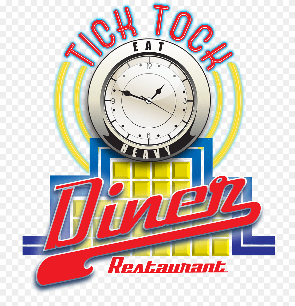 Interesting Menu Cover Graphic Design Nj Tick Tick Tock Diner, Analog Clock, Clock, Dynamite, Weapon Png Image