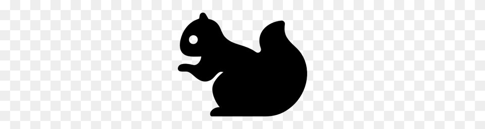Interface And Web Animals Side View Shape Squirrel Squirrels, Gray Free Png