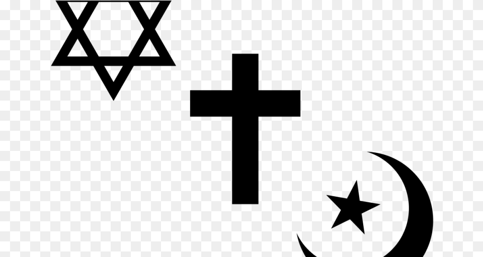 Interfaith Relations In Post Modern Eras Symbol Of Abrahamic Religion, Gray Free Transparent Png
