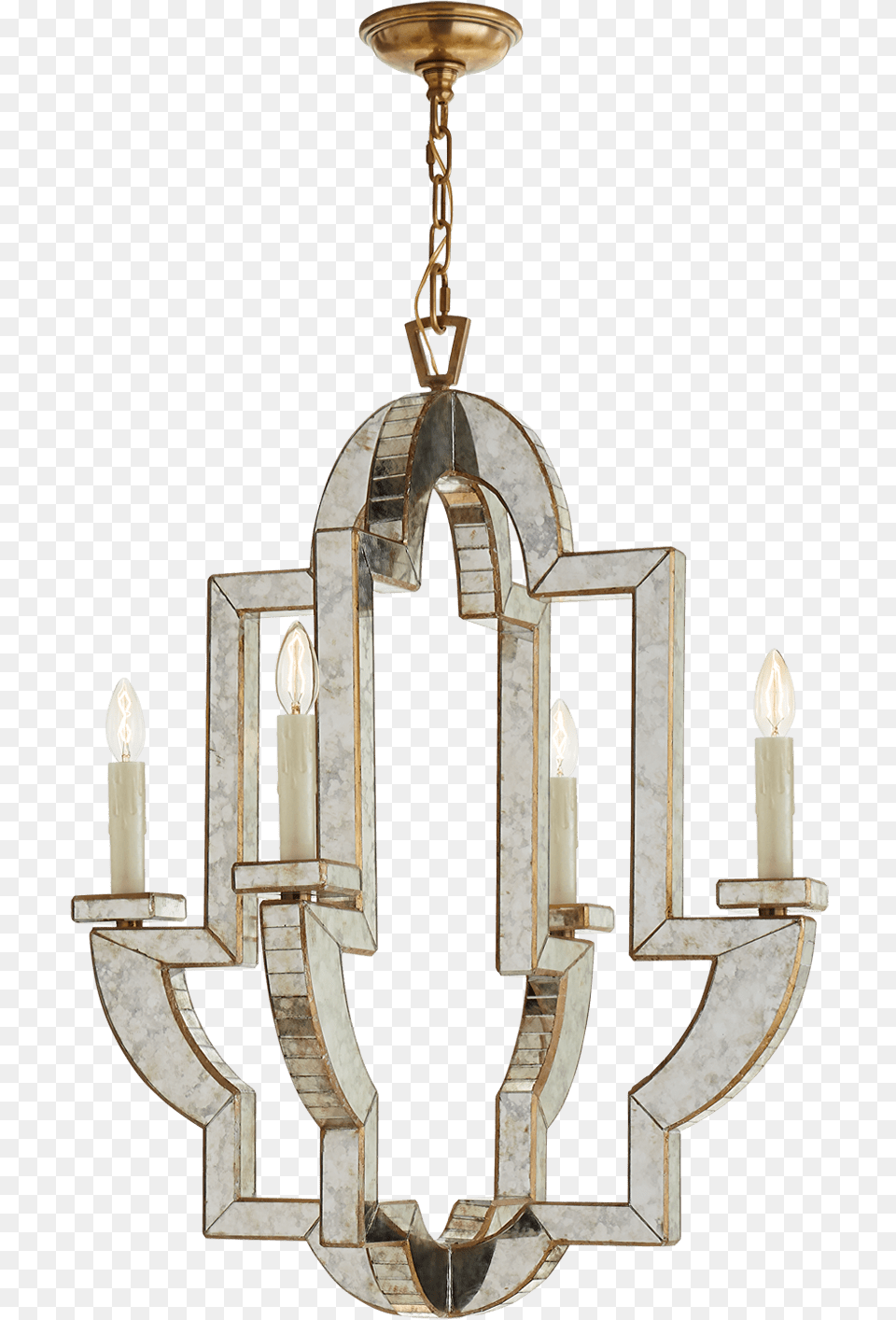 Interior Designer Dallas Mirror Armed Chandelier, Lamp, Cross, Symbol Free Png