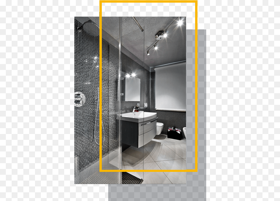 Interior Expertise Mosaic Feature Wall Bathroom, Indoors, Interior Design, Bathing, Sink Free Transparent Png