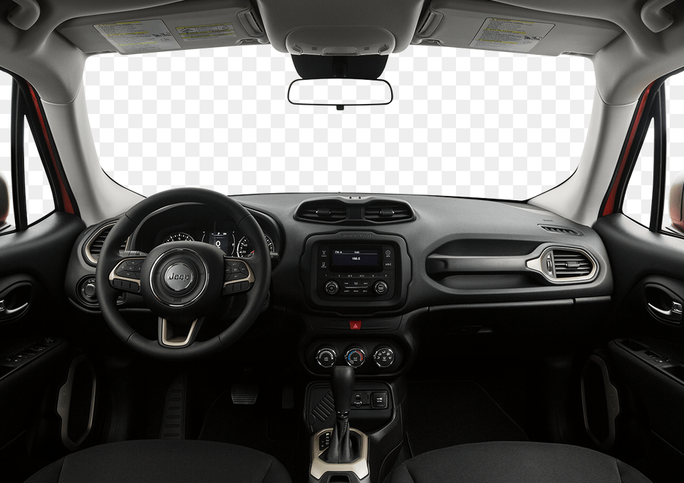 Interior View Of 2018 Jeep Renegade In Huntington Beach, Car, Transportation, Vehicle, Machine Png Image