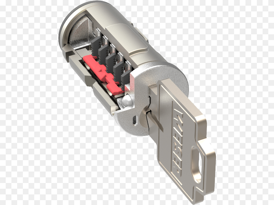 Interior View Of A Weiser Smartkey Lock Cylinder Png Image
