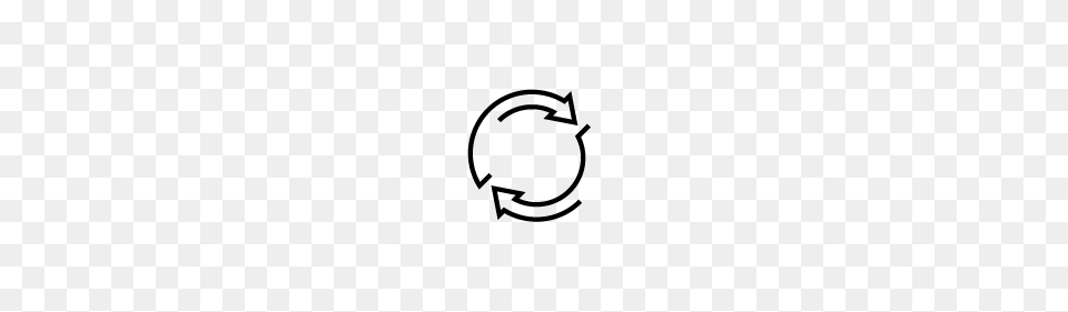 Interlaced, Stencil, Recycling Symbol, Symbol Free Png Download