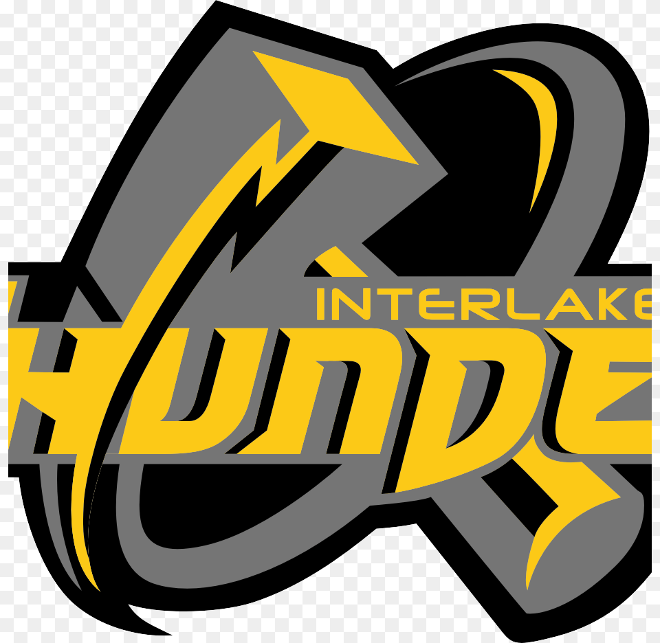 Interlake Thunder, Logo, Text Free Transparent Png