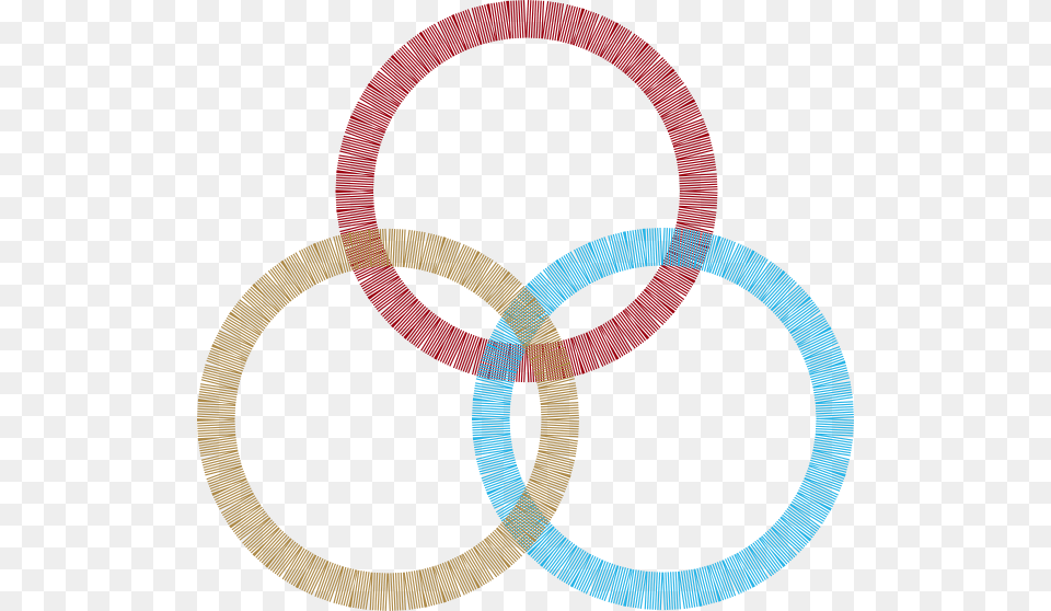 Interlocking Circles Clip Art, Accessories, Jewelry Free Transparent Png