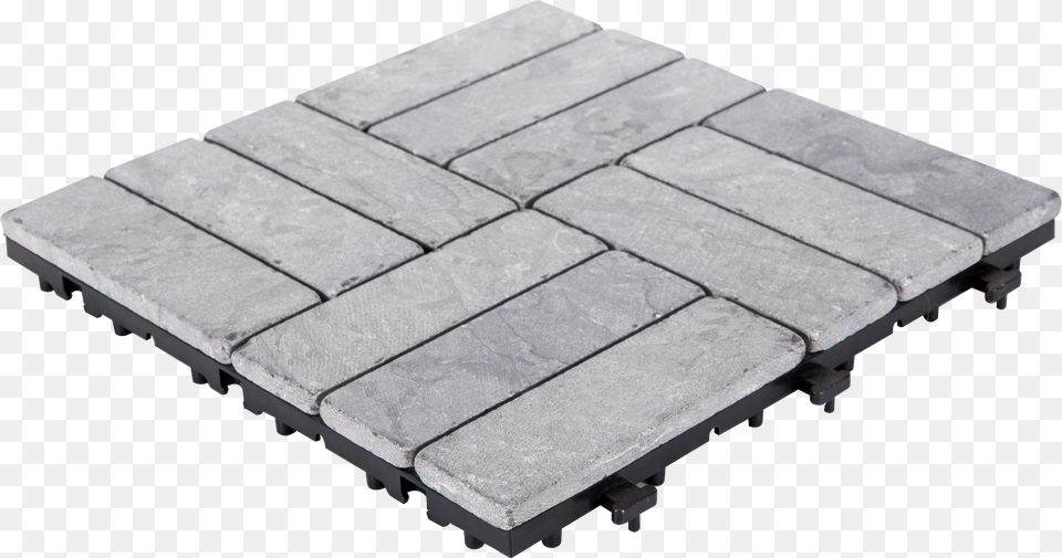 Interlocking Deck Tiles, Slate, Path, Floor Png Image