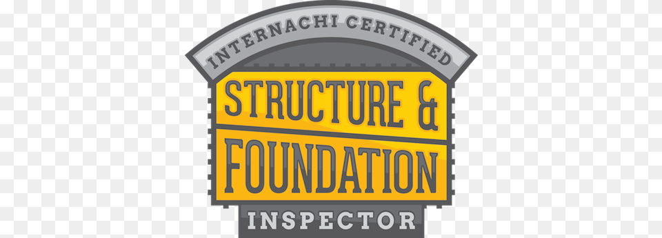 Internachi Certified Structure Foundation Inspector Foundation Inspector, Logo, Symbol, Scoreboard, Text Png