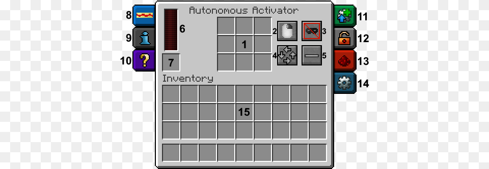 Internal Inventory Minecraft Autonomous Activator Upgrade, Qr Code, Game Png Image