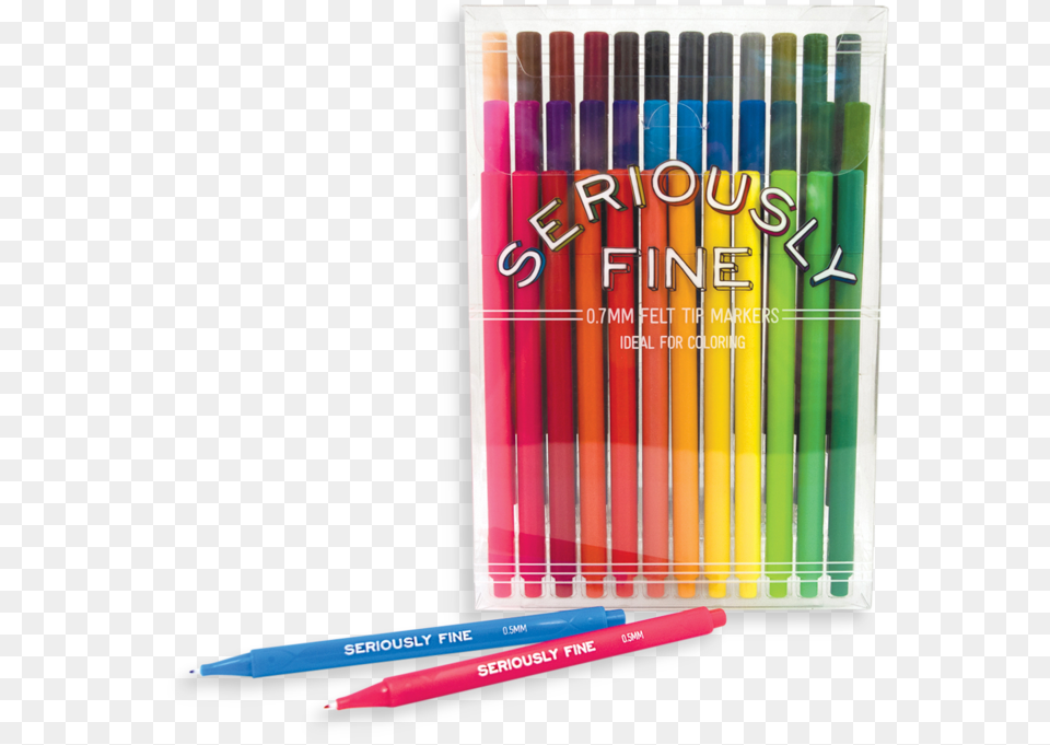 International Arrivals Seriously Fine Felt Tip Markers, Pen Free Png Download