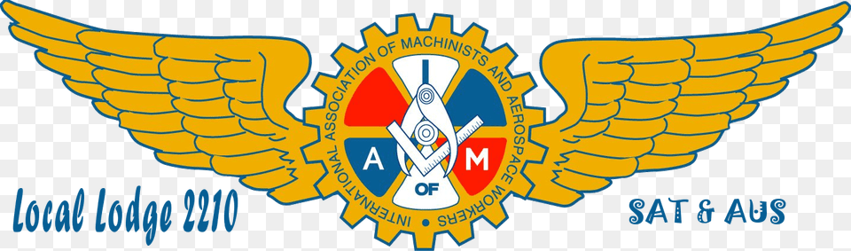 International Association Of Machinists And Aerospace, Emblem, Logo, Symbol, Badge Free Png Download