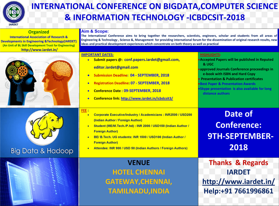 International Conference On Bigdata Computer Science, Advertisement, Poster, File, Adult Free Png