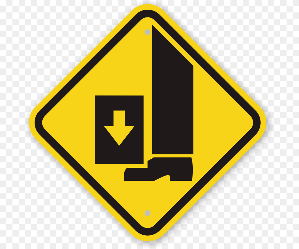 International Crushing Of Toesfoot Hazard Symbol Ghs Gas Mask Warning Sign, Road Sign, First Aid Png