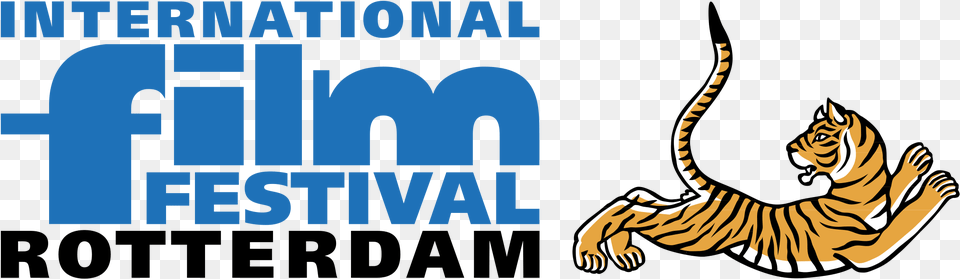 International Film Festival Rotterdam Logo Transparent International Film Festival Rotterdam, Animal, Mammal, Tiger, Wildlife Png Image