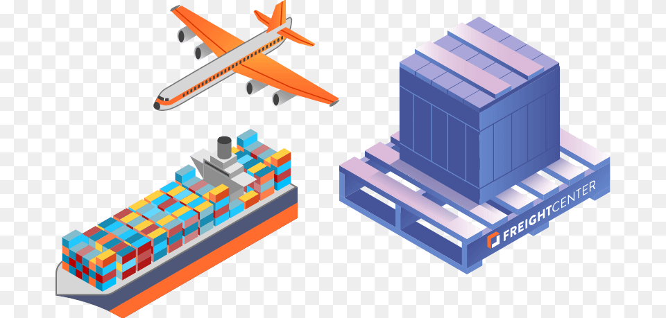 International Freight Shipping International Shipments, Cargo, Transportation, Vehicle, Aircraft Png Image